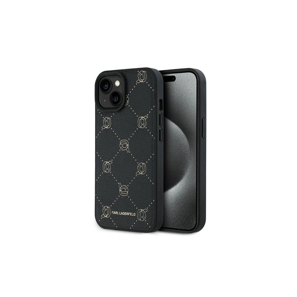 Hurtownia GSM - Karl Lagerfeld KLHMP15MPGKHPHK Apple iPhone 15 Plus Karl Head MagSafe černý - KLD21690 - {ean13} - Hurt