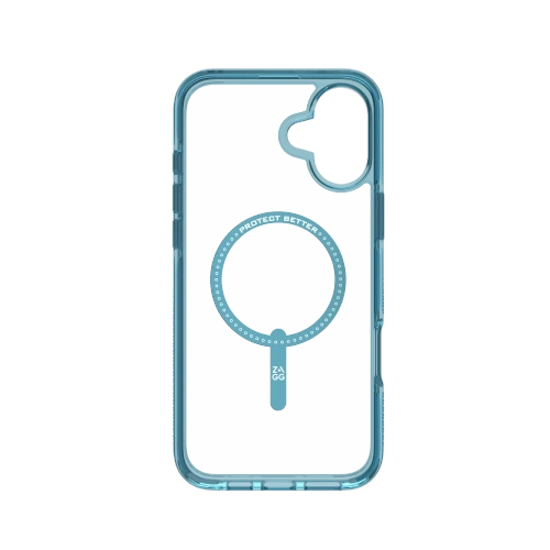 Etui ZAGG Santa Cruz Snap Apple iPhone 16 Plus MagSafe (retro blue)