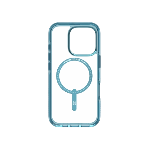 Etui ZAGG Santa Cruz Snap Apple iPhone 16 Pro MagSafe (retro blue)