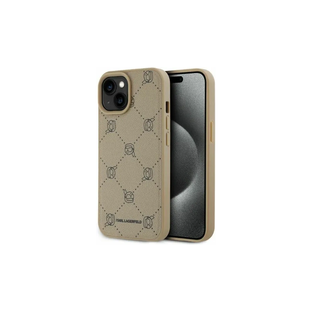 Hurtownia GSM - Karl Lagerfeld KLHMP15SPGKHPHE Apple iPhone 15 MagSafe Karl Heads bej - KLD21695 - {ean13} - Hurt