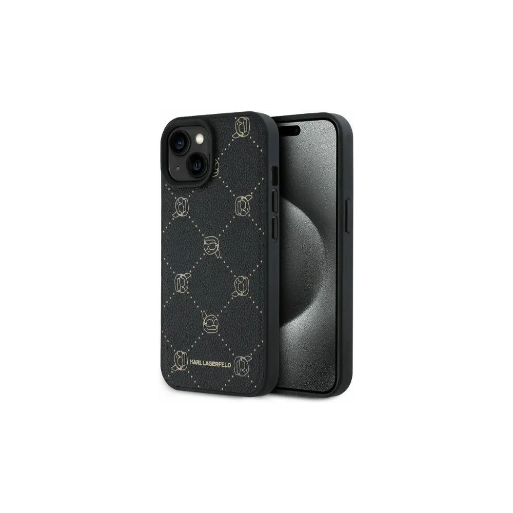 Hurtownia GSM - Karl Lagerfeld KLHMP15SPGKHPHK Apple iPhone 15 MagSafe Karl Head schwarz - KLD21696 - {ean13} - Hurt