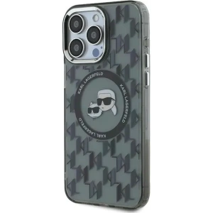 Hurtownia GSM - Karl Lagerfeld KLHMP15XHMCKMHK Apple iPhone 15 Pro Max IML Monogram Karl&Choupette Kopf MagSafe schwarz - KLD21697 - {ean13} - Hurt