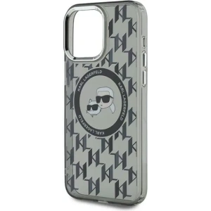 Hurtownia GSM - Karl Lagerfeld KLHMP15XHMCKMHK Apple iPhone 15 Pro Max IML Monogram Karl&Choupette Kopf MagSafe schwarz - KLD21697 - {ean13} - Hurt