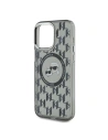Hurtownia GSM - Karl Lagerfeld KLHMP15XHMCKMHK Apple iPhone 15 Pro Max IML Monogram Karl&Choupette Head MagSafe negru - KLD21697 - {ean13} - Hurt