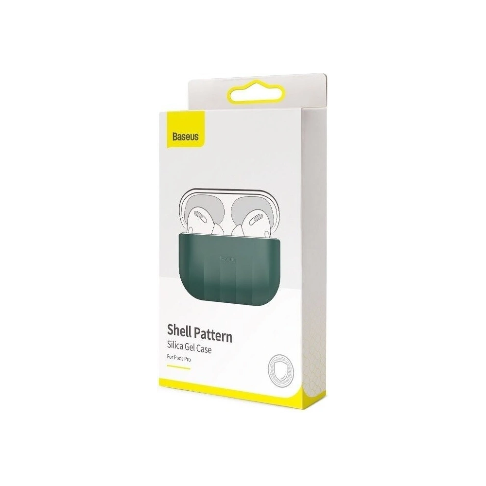 Hurtownia GSM - Silikonhülle Baseus Shell Pattern für Apple AirPods Pro (grün) - BSU1036GRN - {ean13} - Hurt
