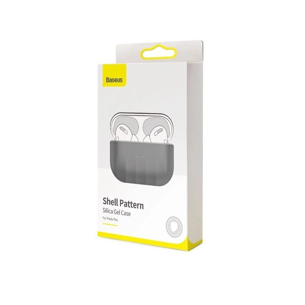 Hurtownia GSM - Silikonhülle Baseus Shell Pattern für Apple AirPods Pro (grau) - BSU1037GRY - {ean13} - Hurt