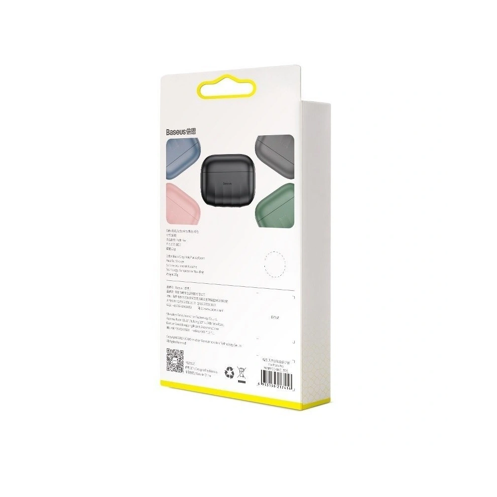 Wholesale Baseus Shell pattern Silica Gel Case For Pods Pro Grey - BSU1037GRY - {ean13} - Hurt