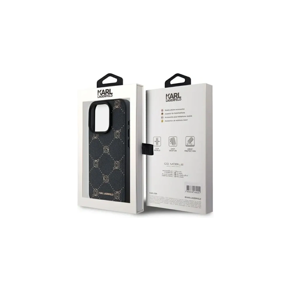 Hurtownia GSM - Karl Lagerfeld KLHMP15XPGKHPHK Apple iPhone 15 Pro Max Magsafe Karl Head schwarz - KLD21702 - {ean13} - Hurt