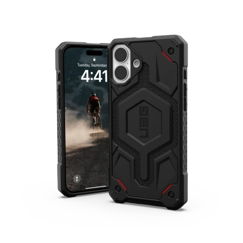 Etui UAG Urban Armor Gear Monarch Pro Apple iPhone 16 Plus MagSafe (kevlar black)