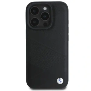 Hurtownia GSM - BMW BMHCP16L23RCGPK Apple iPhone 16 Pro Hartschale Sign Leder Kreuzlinienmuster schwarz - BMW687 - {ean13} - Hurt