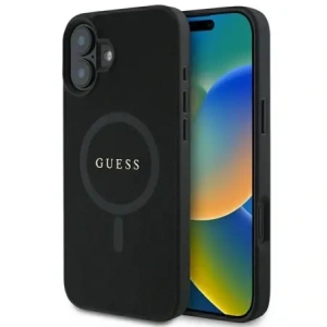 Hurtownia GSM - Guess GUHMP16MPSAHMCK Apple iPhone 16 Plus kemény tok Saffiano Classic Logo MagSafe fekete - GUE3626 - {ean13} - Hurt