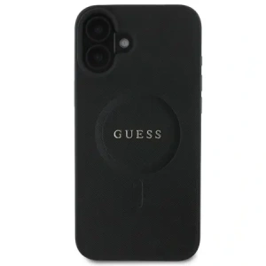 Wholesale Guess GUHMP16MPSAHMCK Apple iPhone 16 Plus hardcase Saffiano Classic Logo MagSafe black - GUE3626 - {ean13} - Hurt