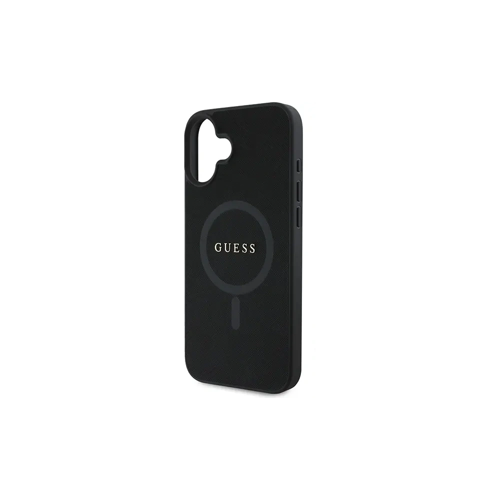 Hurtownia GSM - Guess GUHMP16MPSAHMCK Apple iPhone 16 Plus Hardcase Saffiano Classic Logo MagSafe schwarz - GUE3626 - {ean13} - Hurt