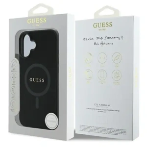 Wholesale Guess GUHMP16MPSAHMCK Apple iPhone 16 Plus hardcase Saffiano Classic Logo MagSafe black - GUE3626 - {ean13} - Hurt