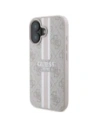 Hurtownia GSM - Guess GUHMP16SP4RPSP Apple iPhone 16 kemény tok 4G Nyomtatott Csíkok MagSafe rózsaszín - GUE3627 - {ean13} - Hurt