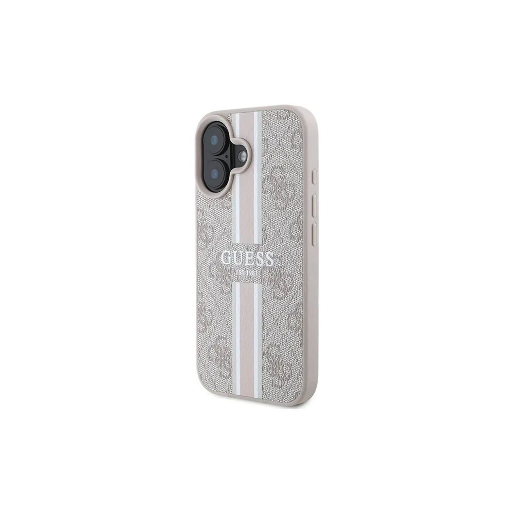 Hurtownia GSM - Guess GUHMP16SP4RPSP Apple iPhone 16 kemény tok 4G Nyomtatott Csíkok MagSafe rózsaszín - GUE3627 - {ean13} - Hurt