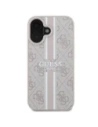 Hurtownia GSM - Guess GUHMP16SP4RPSP Apple iPhone 16 kemény tok 4G Nyomtatott Csíkok MagSafe rózsaszín - GUE3627 - {ean13} - Hurt