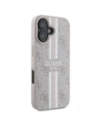 Hurtownia GSM - Guess GUHMP16SP4RPSP Apple iPhone 16 kemény tok 4G Nyomtatott Csíkok MagSafe rózsaszín - GUE3627 - {ean13} - Hurt