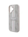 Hurtownia GSM - Guess GUHMP16SP4RPSP Apple iPhone 16 kemény tok 4G Nyomtatott Csíkok MagSafe rózsaszín - GUE3627 - {ean13} - Hurt