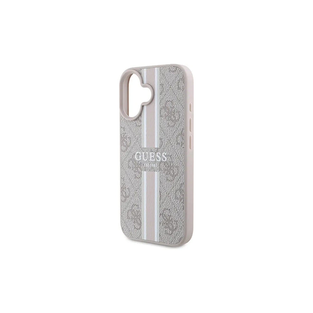 Hurtownia GSM - Guess GUHMP16SP4RPSP Apple iPhone 16 kemény tok 4G Nyomtatott Csíkok MagSafe rózsaszín - GUE3627 - {ean13} - Hurt