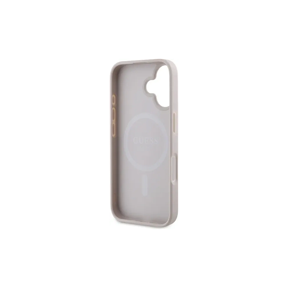 Hurtownia GSM - Guess GUHMP16SP4RPSP Apple iPhone 16 kemény tok 4G Nyomtatott Csíkok MagSafe rózsaszín - GUE3627 - {ean13} - Hurt