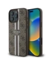 Hurtownia GSM - Guess GUHMP16XP4RPSW Apple iPhone 16 Pro Max Hardcase 4G mit gedruckten Streifen MagSafe braun - GUE3628 - {ean13} - Hurt