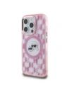 Hurtownia GSM - Karl Lagerfeld KLHMP15XHMCKMHP Apple iPhone 15 Pro Max IML Monogram Karl&Choupette Kopf MagSafe pink - KLD21706 - {ean13} - Hurt