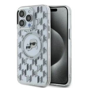Hurtownia GSM - Karl Lagerfeld KLHMP15XHMCKMHT Apple iPhone 15 Pro Max IML Monogram Karl&Choupette Kopf MagSafe transparent - KLD21707 - {ean13} - Hurt