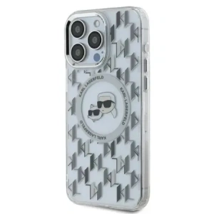 Hurtownia GSM - Karl Lagerfeld KLHMP15XHMCKMHT Apple iPhone 15 Pro Max IML Monogram Karl&Choupette Kopf MagSafe transparent - KLD21707 - {ean13} - Hurt