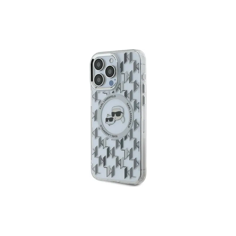 Hurtownia GSM - Karl Lagerfeld KLHMP15XHMCKMHT Apple iPhone 15 Pro Max IML Monogram Karl&Choupette Kopf MagSafe transparent - KLD21707 - {ean13} - Hurt