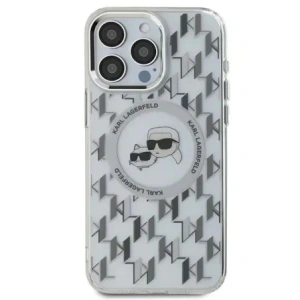 Hurtownia GSM - Etui Karl Lagerfeld KLHMP15XHMCKMHT Apple iPhone 15 Pro Max IML Monogram Karl&Choupette Head MagSafe przezroczysty/transparent - KLD21707 - {ean13} - Hurt