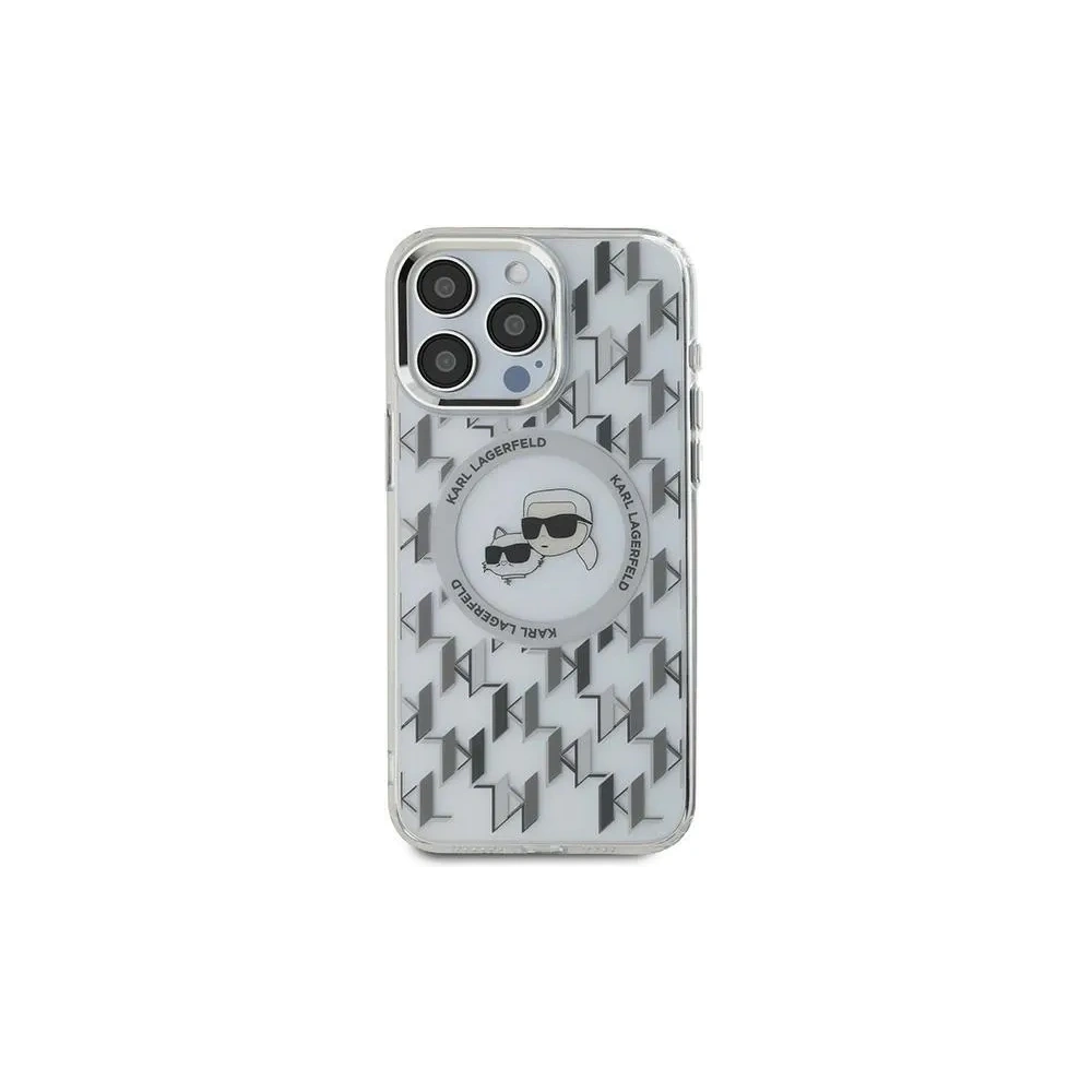 Hurtownia GSM - Karl Lagerfeld KLHMP15XHMCKMHT Apple iPhone 15 Pro Max IML Monogram Karl&Choupette Kopf MagSafe transparent - KLD21707 - {ean13} - Hurt
