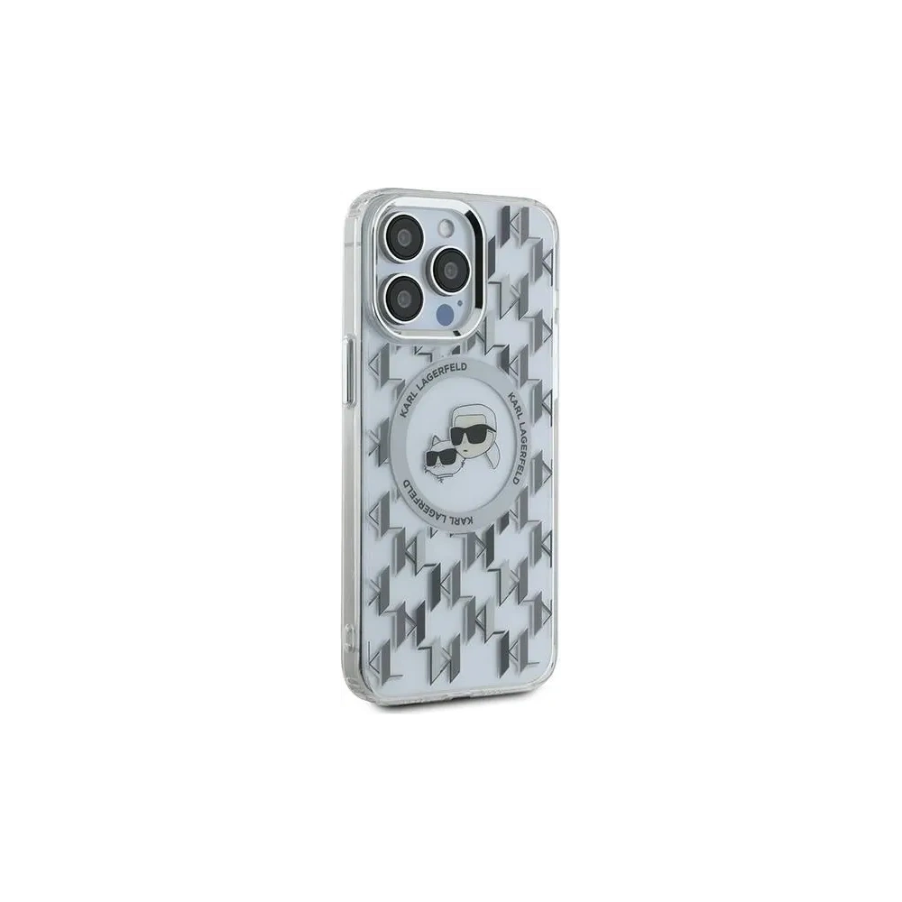 Hurtownia GSM - Karl Lagerfeld KLHMP15XHMCKMHT Apple iPhone 15 Pro Max IML Monogram Karl&Choupette Kopf MagSafe transparent - KLD21707 - {ean13} - Hurt