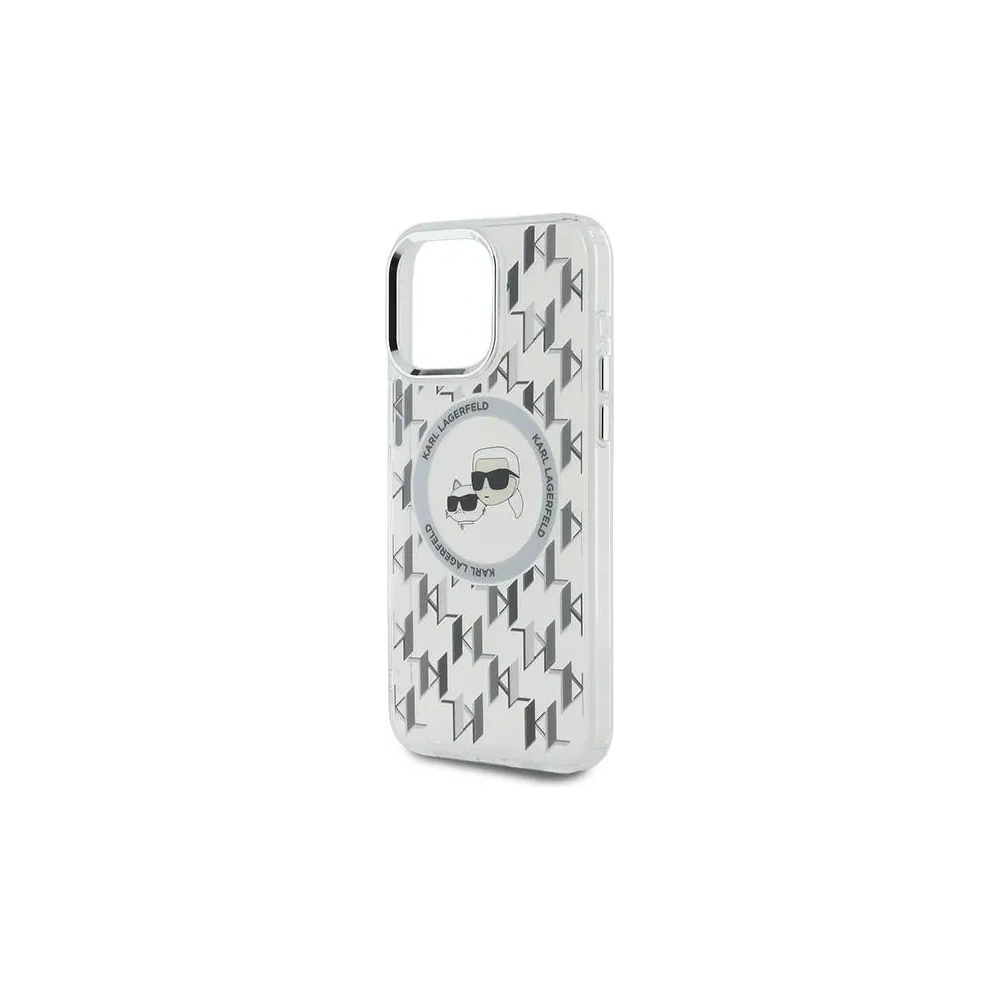 Hurtownia GSM - Karl Lagerfeld KLHMP15XHMCKMHT Apple iPhone 15 Pro Max IML Monogram Karl&Choupette Kopf MagSafe transparent - KLD21707 - {ean13} - Hurt