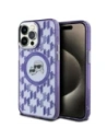 Hurtownia GSM - Etui Karl Lagerfeld KLHMP15XHMCKMHU Apple iPhone 15 Pro Max IML Monogram Karl&Choupette Head MagSafe fioletowy/purple - KLD21708 - {ean13} - Hurt