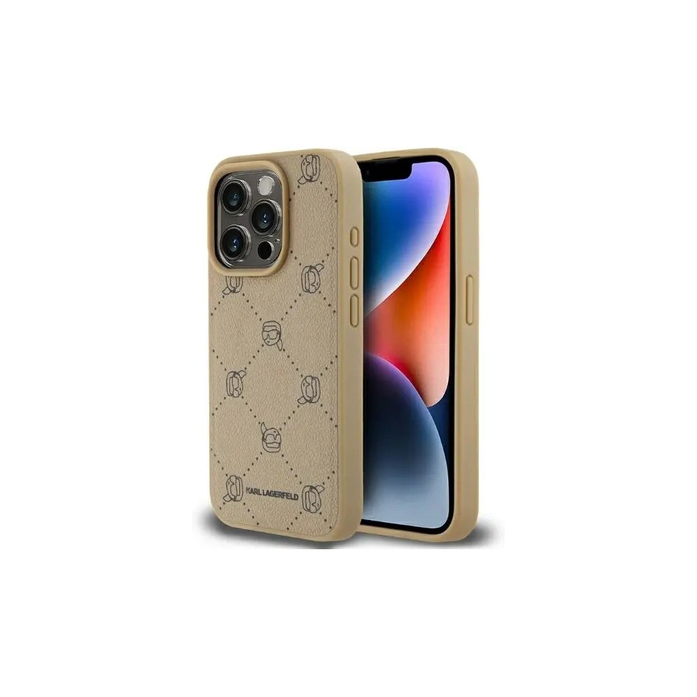 Hurtownia GSM - Karl Lagerfeld KLHMP15XPGKHPHE Apple iPhone 15 Pro Max MagSafe Karl Heads bej - KLD21709 - {ean13} - Hurt