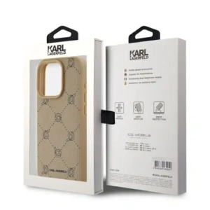 Hurtownia GSM - Karl Lagerfeld KLHMP15XPGKHPHE Apple iPhone 15 Pro Max MagSafe Karl Heads beige - KLD21709 - {ean13} - Hurt