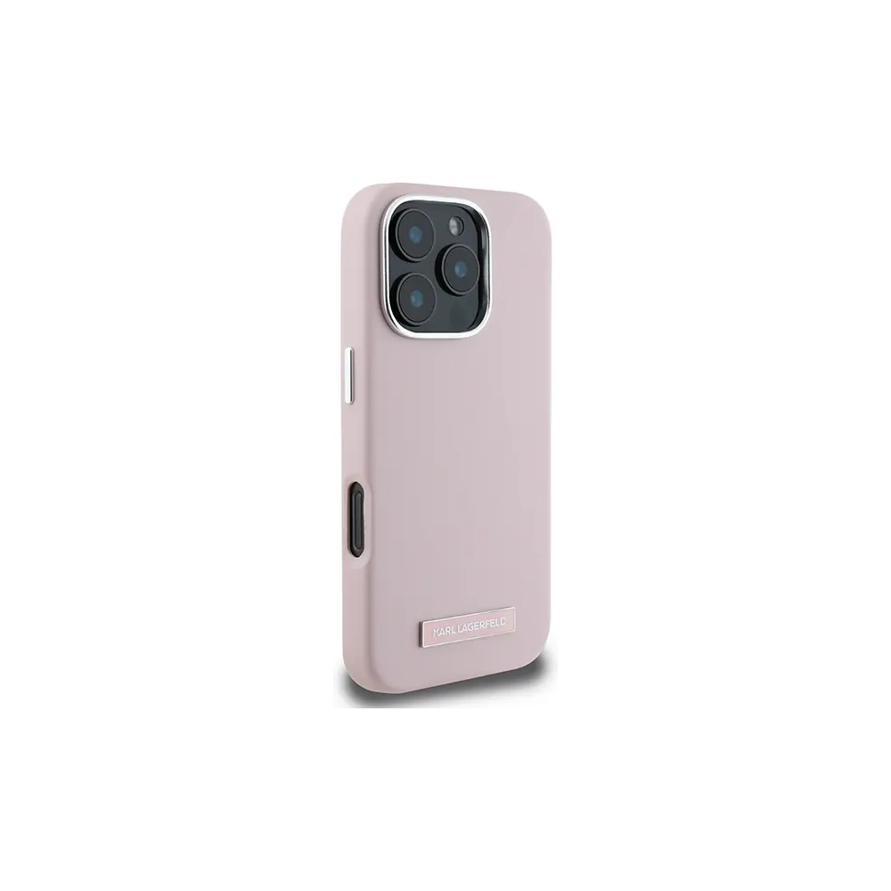 Hurtownia GSM - Karl Lagerfeld KLHMP16LPGMSRPP Apple iPhone 16 Pro kemény tok FW Fémlemez MagSafe rózsaszín - KLD21710 - {ean13} - Hurt