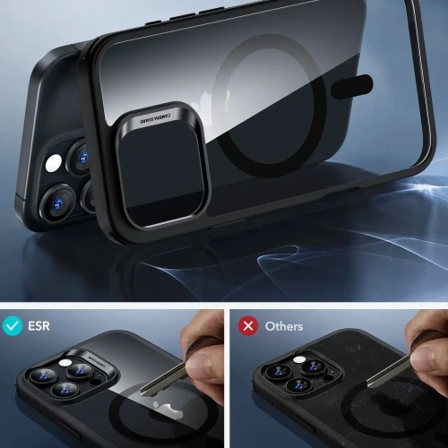 Zestaw ESR Classic Hybrid Halolock MagSafe & Tempered Glass Apple iPhone 16 Pro Clear/black