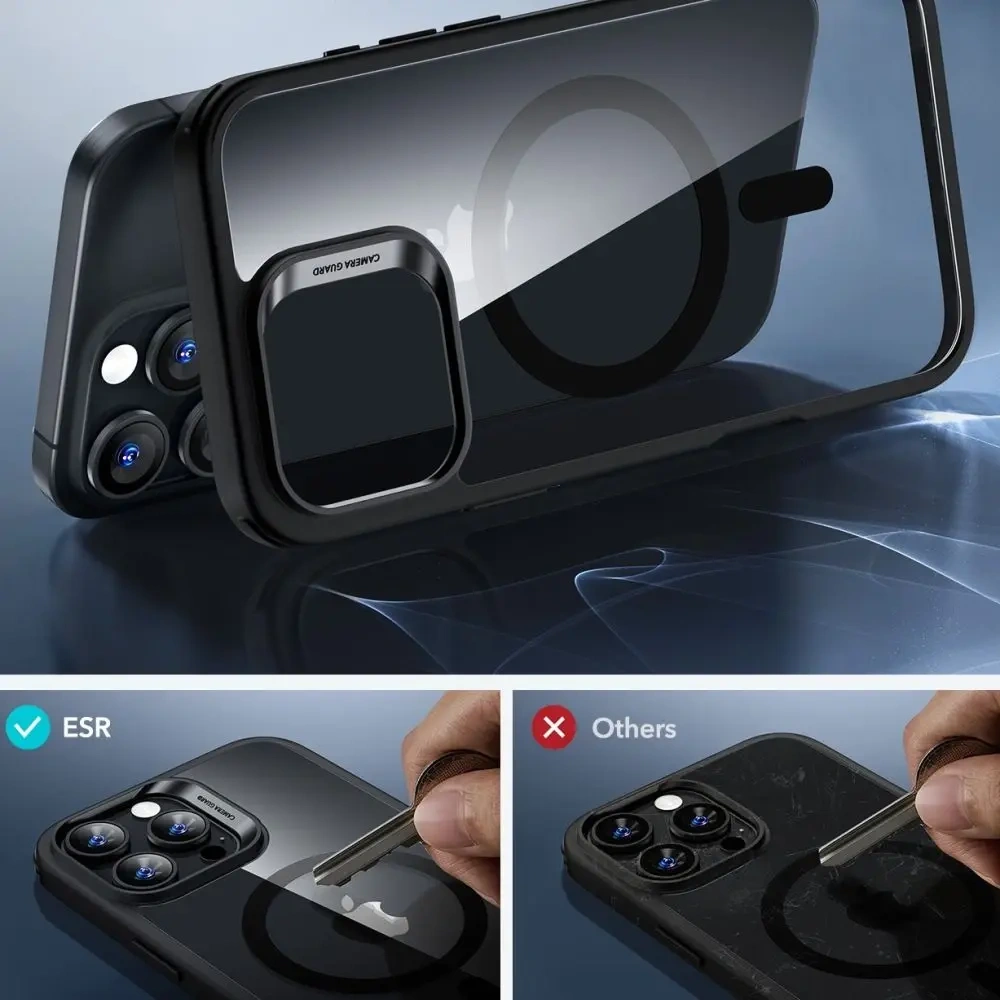 Wholesale ESR Classic Hybrid Halolock MagSafe & Tempered Glass Apple iPhone 16 Pro Clear/black - ESR838 - {ean13} - Hurt