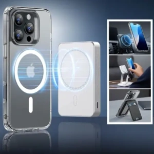 ESR Classic Hybrid Halolock MagSafe & Tempered Glass Apple iPhone 16 Pro Max Frosted Clear