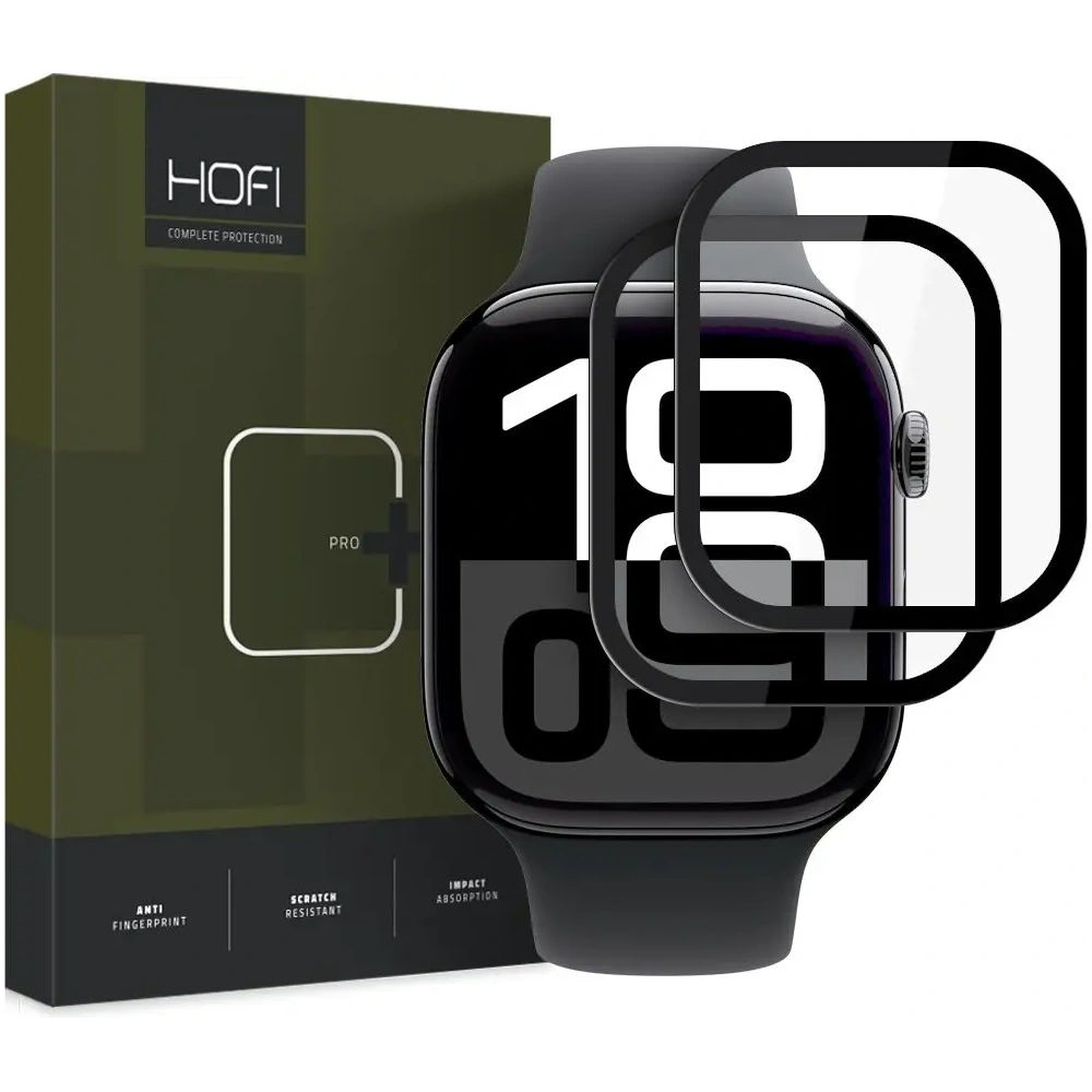 Hurtownia GSM - Hofi Glass Pro+ Apple Watch 10 46mm Černá [2 PACK] - HOFI548 - {ean13} - Hurt