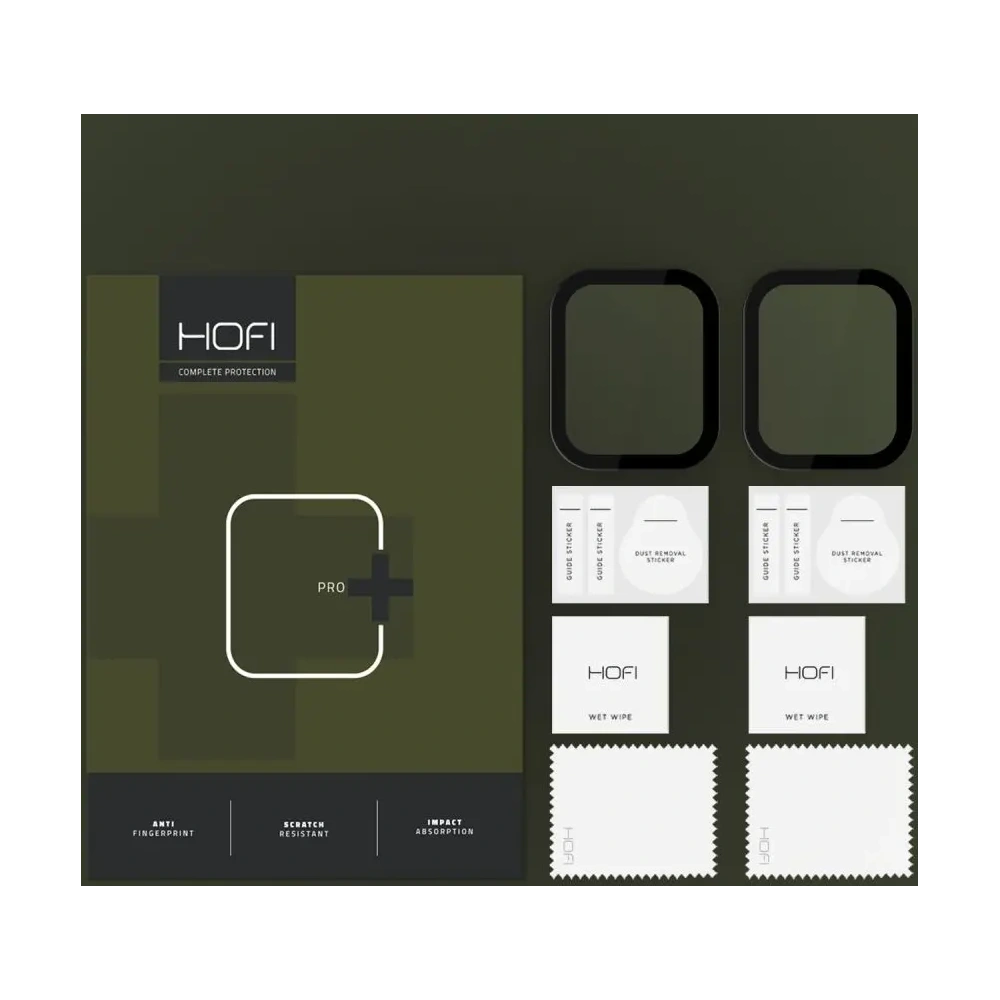 Hurtownia GSM - Hofi Glass Pro+ Apple Watch 10 46mm Černá [2 PACK] - HOFI548 - {ean13} - Hurt