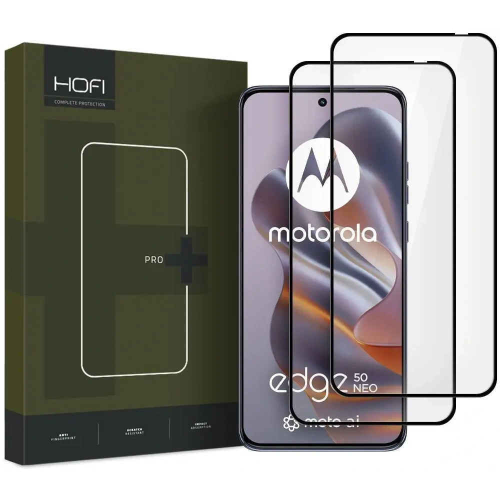 Hurtownia GSM - Hofi Glass Pro+ Motorola Edge 50 Neo Negru [2 PACHET] - HOFI550 - {ean13} - Hurt