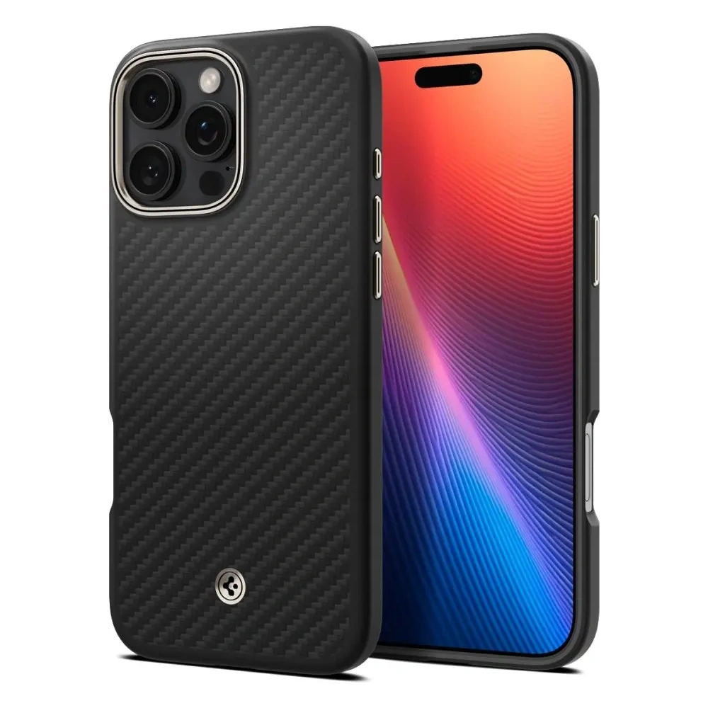 Hurtownia GSM - Spigen Enzo Aramid Mag MagSafe Apple iPhone 16 Pro Černá/přirozená - SPN16478 - {ean13} - Hurt