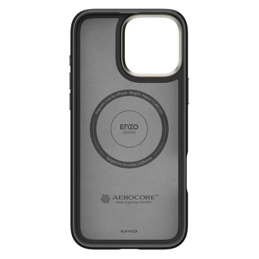Hurtownia GSM - Spigen Enzo Aramid Mag MagSafe Apple iPhone 16 Pro Schwarz/natur - SPN16478 - {ean13} - Hurt