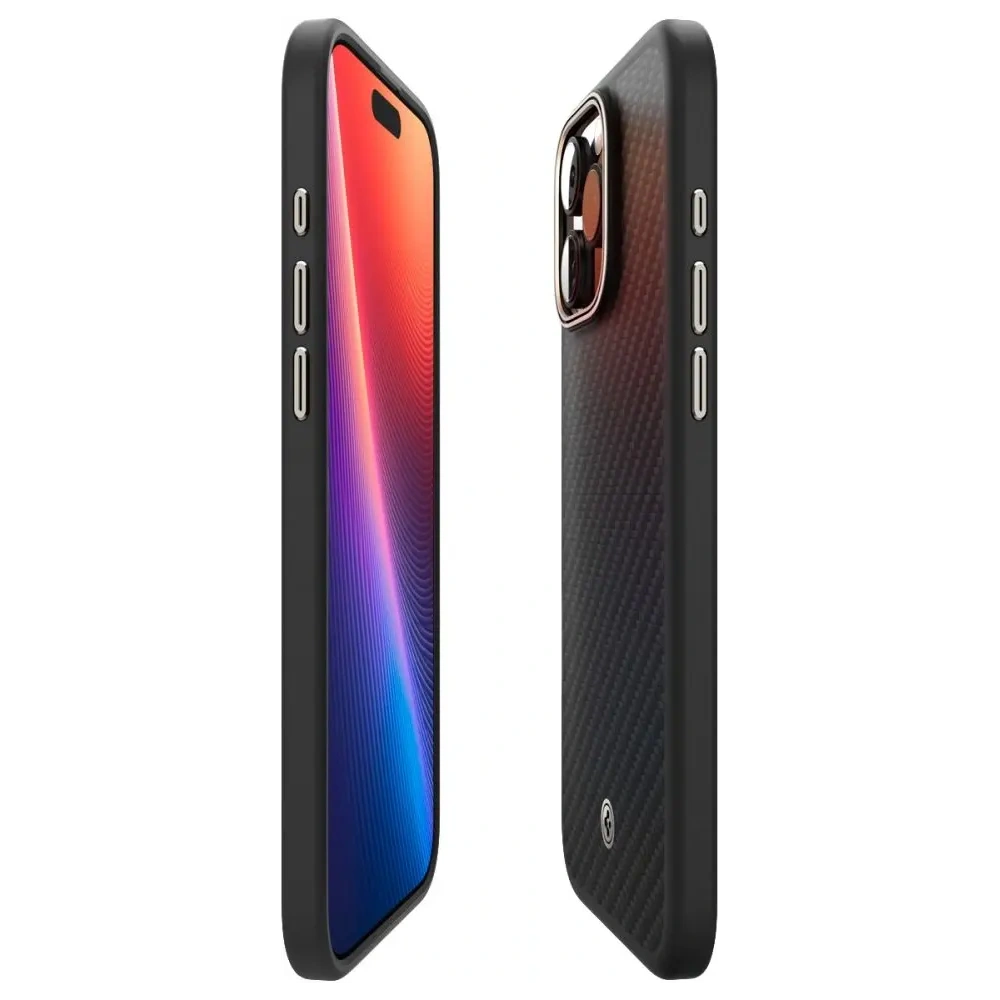 Hurtownia GSM - Spigen Enzo Aramid Mag MagSafe Apple iPhone 16 Pro Černá/přirozená - SPN16478 - {ean13} - Hurt
