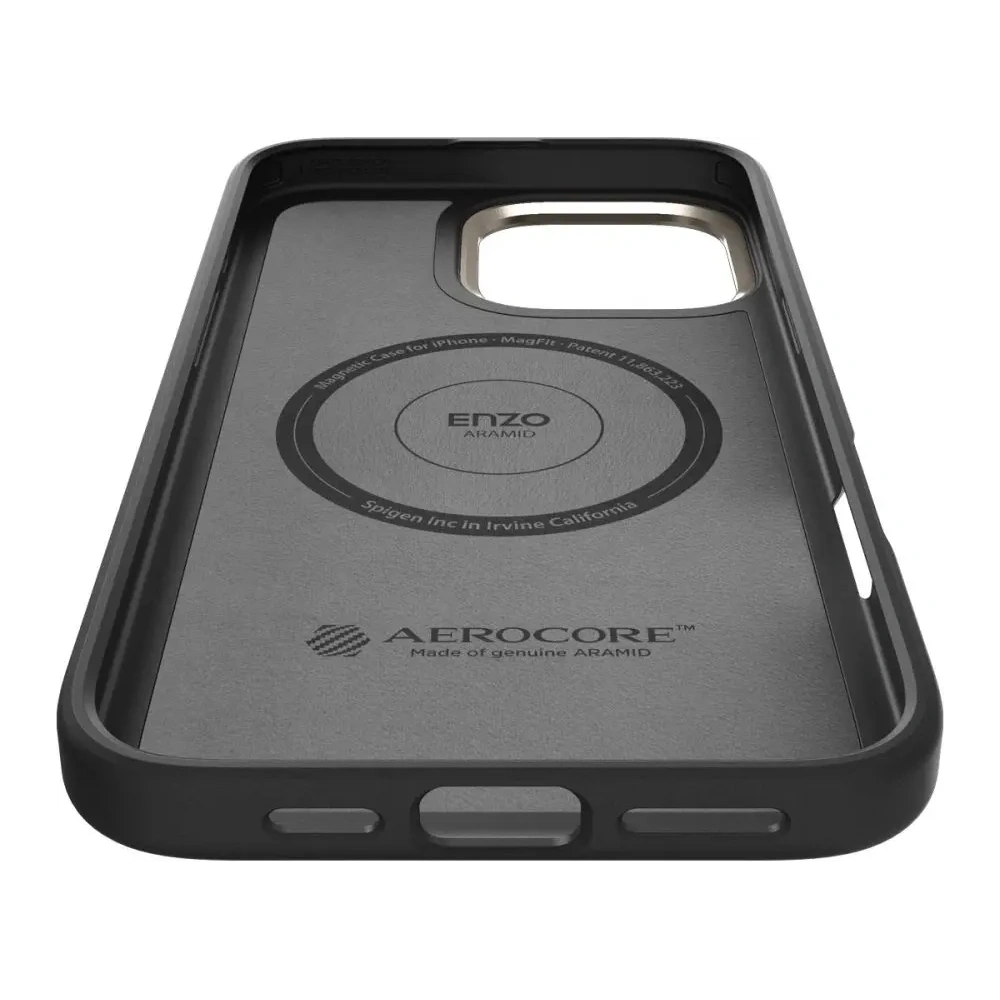 Hurtownia GSM - Spigen Enzo Aramid Mag MagSafe Apple iPhone 16 Pro Černá/přirozená - SPN16478 - {ean13} - Hurt