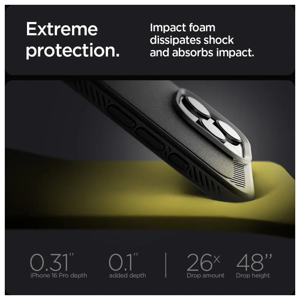 Hurtownia GSM - Spigen Rugged Armor Mag MagSafe Apple iPhone 16 Pro Matně Černá - SPN16479 - {ean13} - Hurt