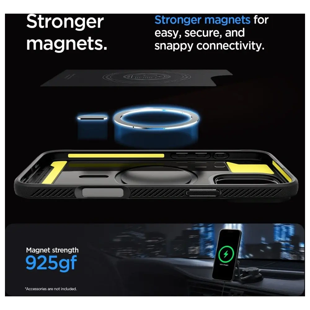 Hurtownia GSM - Spigen Rugged Armor Mag MagSafe Apple iPhone 16 Pro Matně Černá - SPN16479 - {ean13} - Hurt